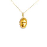黄柱石閃鑽石吊墜 - WILLS JEWELLERY