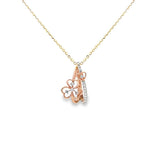 三葉草吊墜.鑽石 - WILLS JEWELLERY