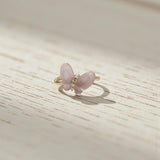 粉晶蝴蝶戒指 - WILLS JEWELLERY