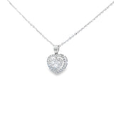 心形吊墜・鑽石 - WILLS JEWELLERY