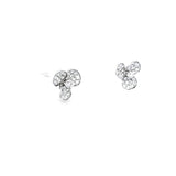 花朵耳環・鑽石 - WILLS JEWELLERY