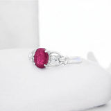 絲帶戒指・紅寶石 - WILLS JEWELLERY