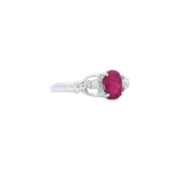 絲帶戒指・紅寶石 - WILLS JEWELLERY