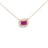 公主頸鏈.酒紅色紅寶石 - WILLS JEWELLERY