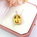 黄柱石閃鑽石吊墜 - WILLS JEWELLERY