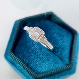 華麗戒指.長方鑽 - WILLS JEWELLERY