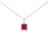 公主風吊墜.紅寶石 - WILLS JEWELLERY