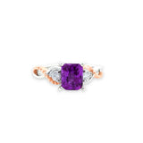 扭結戒指.紫色藍寶石 - WILLS JEWELLERY