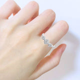 三花戒指・鑽石 - WILLS JEWELLERY