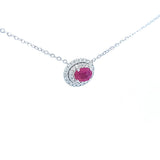華麗風頸鏈.鴿血紅紅寶石 - WILLS JEWELLERY