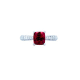 復古風戒指.紅色尖晶石 - WILLS JEWELLERY