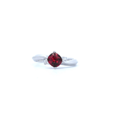 流線形戒指.橘紅尖晶石 - WILLS JEWELLERY