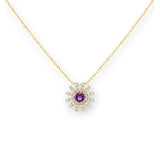 花漾頸鏈・紫晶 - WILLS JEWELLERY