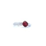 流線形戒指.橘紅尖晶石 - WILLS JEWELLERY