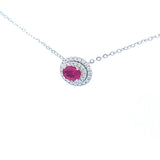 華麗風頸鏈.鴿血紅紅寶石 - WILLS JEWELLERY