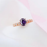 復古戒指.紫色藍寶石 - WILLS JEWELLERY
