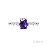 1.03ct 天然無燒長枕形紫藍寶石(附證書) - WILLS JEWELLERY