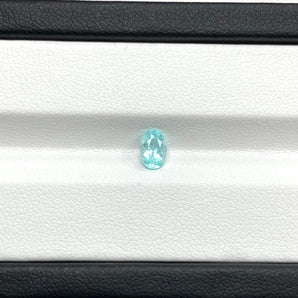 0.51ct Natural Lacustrine Blue Oval Paraiba Tourmaline