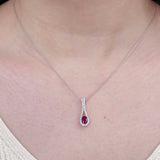微醺・紅寶石鑽石吊墜 - WILLS JEWELLERY