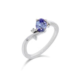《幾何美學》坦桑石寶石戒指 - WILLS JEWELLERY