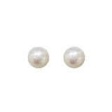 經典日本Akoya珍珠耳環 (7.3mm)(花珠等級) - WILLS JEWELLERY