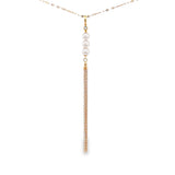 日本製・Akoya正圓珍珠流蘇項鍊 - WILLS JEWELLERY