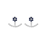 Blossom・兩戴款藍寶石鑽石耳環 - WILLS JEWELLERY