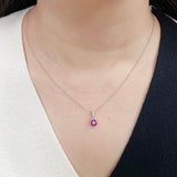 Blossom・紅寶石鑽石吊墜II - WILLS JEWELLERY