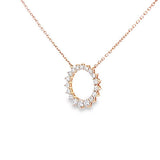 Circle Circle · 圓形鑽石光環項鏈 - WILLS JEWELLERY