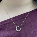 Circle Circle · 圓形鑽石光環項鏈 - WILLS JEWELLERY