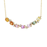 《Dreamy》彩虹色調藍寶石項鏈 - WILLS JEWELLERY