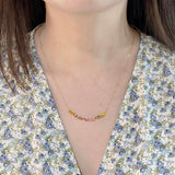 《Dreamy》彩虹色調藍寶石項鏈 - WILLS JEWELLERY