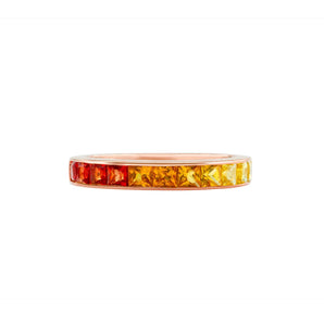 《Dreamy》陽光色調藍寶石戒指 (玫瑰金) - WILLS JEWELLERY