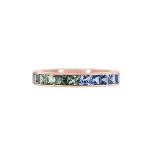 《Dreamy》海洋色調藍寶石戒指 (玫瑰金) - WILLS JEWELLERY