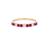 《Dreamy》紅白相間紅寶石鑽石戒指 - WILLS JEWELLERY