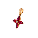 Ixora・紅寶石鑽石吊墜 - WILLS JEWELLERY