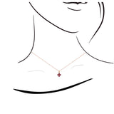 Ixora・紅寶石鑽石吊墜 - WILLS JEWELLERY