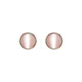 JUST・弧面形貓眼月亮石耳環 - WILLS JEWELLERY