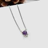 JUST・圓形堇紫色藍寶石頸鏈 - WILLS JEWELLERY