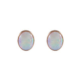 JUST・弧面形蛋白石耳環 - WILLS JEWELLERY