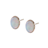 JUST・弧面形蛋白石耳環 - WILLS JEWELLERY