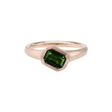 JUST・歐式復古小八角綠藍寶石戒指 - WILLS JEWELLERY