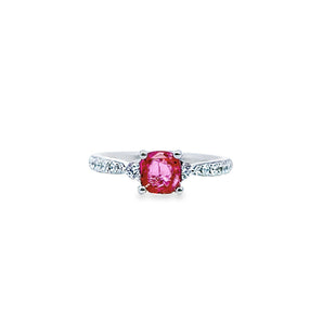 馬亨蓋 (Mahenge) 尖晶石鑽石戒指 II - WILLS JEWELLERY