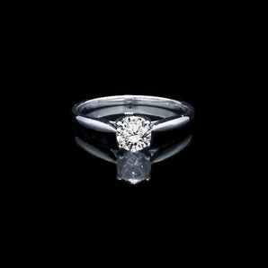 經典四爪大教堂式刀肶鑽石戒指款式 - WILLS JEWELLERY