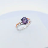 雙色戒指.紫色尖晶石 - WILLS JEWELLERY