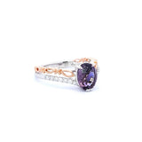雙色戒指.紫色尖晶石 - WILLS JEWELLERY