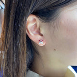 紅寶石蝴蝶鑽石耳環 - WILLS JEWELLERY
