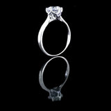 經典六爪大教堂式刀肶鑽石戒指款式 - WILLS JEWELLERY