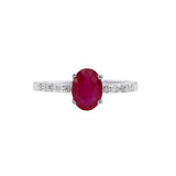 波浪・紅寶石鑽石戒指 - WILLS JEWELLERY