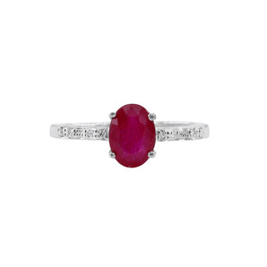 波浪・紅寶石鑽石戒指 - WILLS JEWELLERY